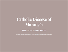 Tablet Screenshot of catholicdiocesemuranga.org